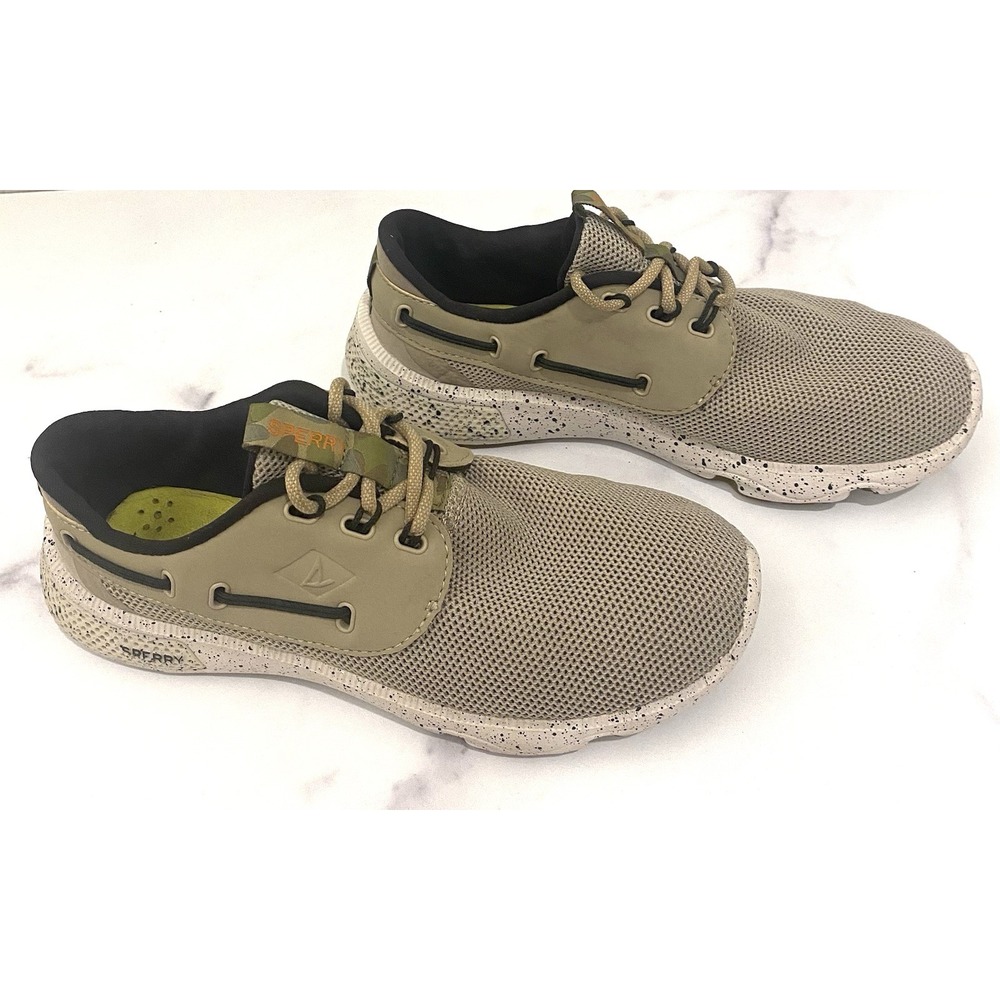 Sperry Women's Top-Sider 7 Seas STS99316 Water Boat Shoe‎ Khaki Taupe Size 5.5